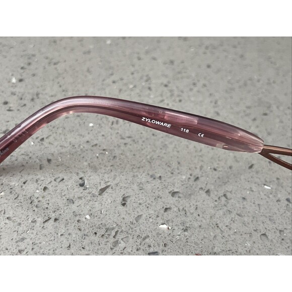 SOPHIA LOREN Bronze Eyeglass Frames ONLY M210 Zyloware 118 Violet 52-17-135